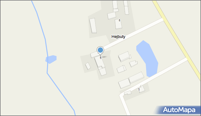 Hejbuty, Hejbuty, 6, mapa Hejbuty