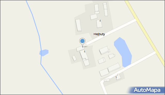 Hejbuty, Hejbuty, 7, mapa Hejbuty