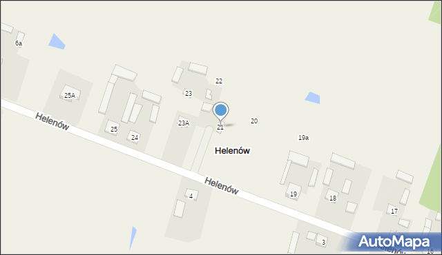 Helenów, Helenów, 21, mapa Helenów