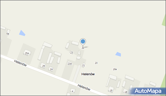 Helenów, Helenów, 22, mapa Helenów