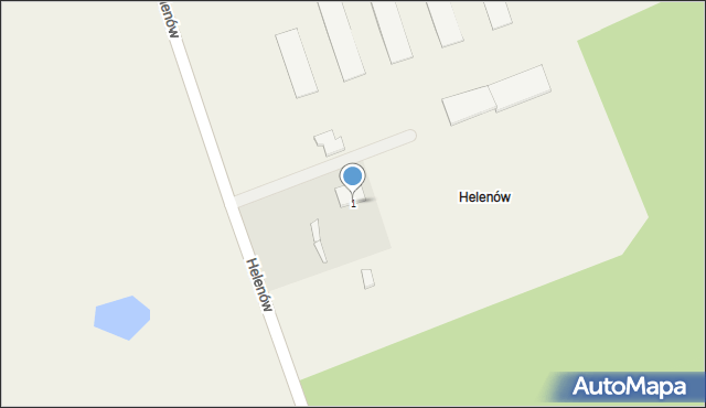 Helenów, Helenów, 1, mapa Helenów