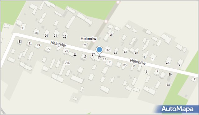 Helenów, Helenów, 15, mapa Helenów