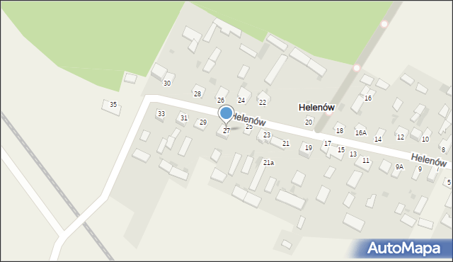 Helenów, Helenów, 27, mapa Helenów