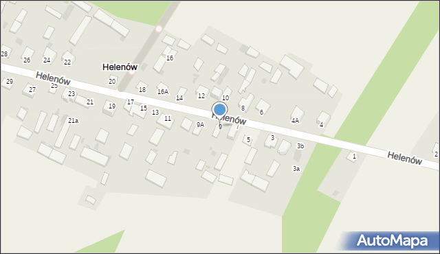 Helenów, Helenów, 9, mapa Helenów