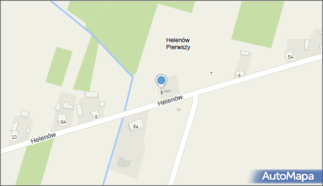 Helenów, Helenów, 8, mapa Helenów