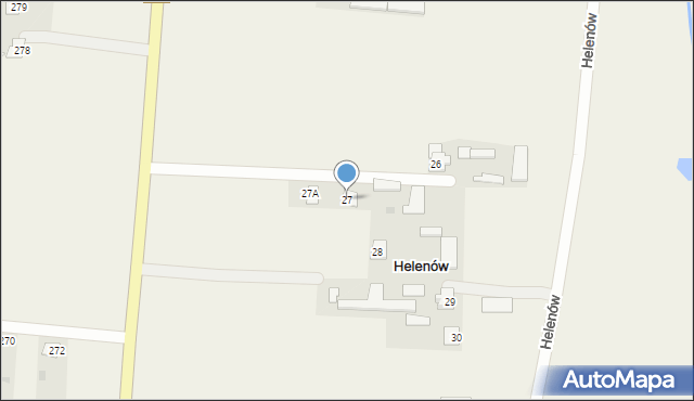 Helenów, Helenów, 27, mapa Helenów