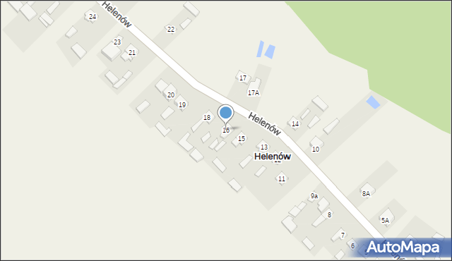 Helenów, Helenów, 16, mapa Helenów