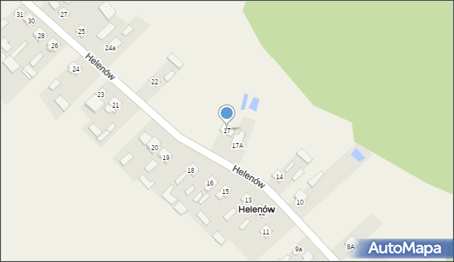 Helenów, Helenów, 17, mapa Helenów