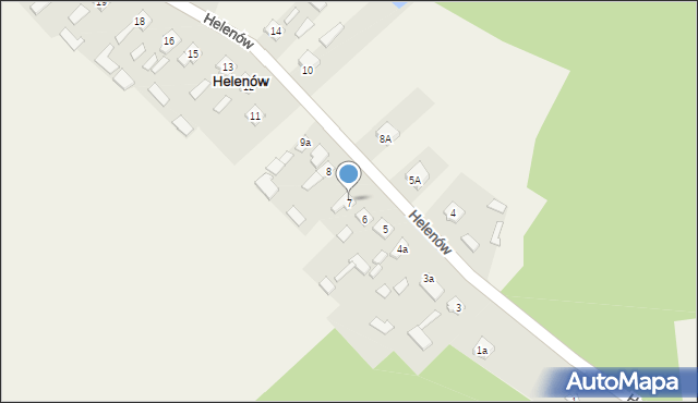 Helenów, Helenów, 7A, mapa Helenów