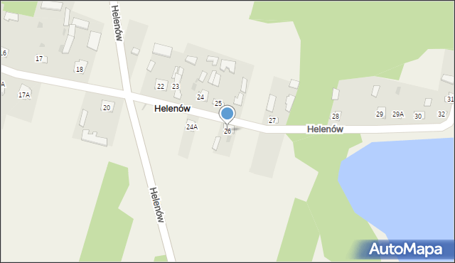 Helenów, Helenów, 26, mapa Helenów