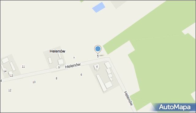 Helenów, Helenów, 5, mapa Helenów