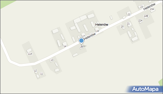 Helenów, Helenów, 15, mapa Helenów