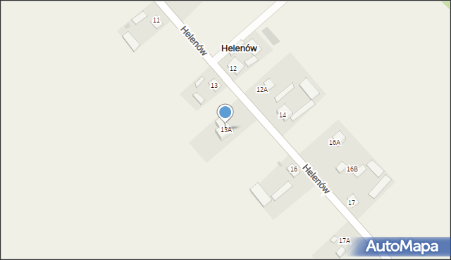 Helenów, Helenów, 13A, mapa Helenów