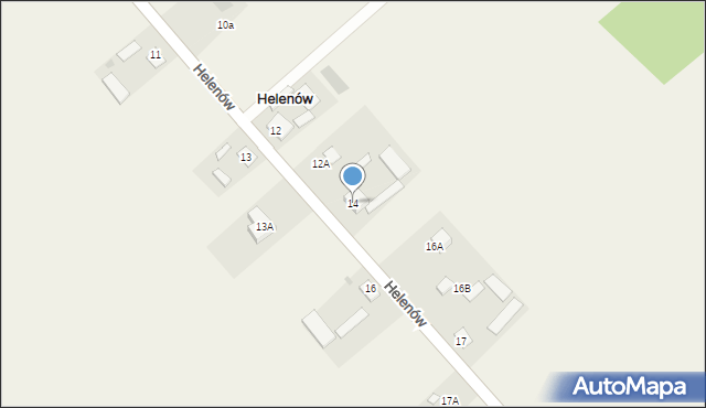 Helenów, Helenów, 14, mapa Helenów