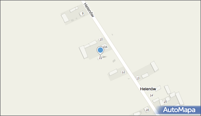 Helenów, Helenów, 11, mapa Helenów