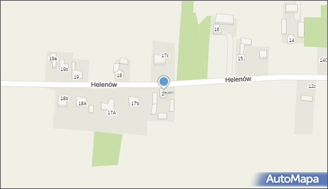 Helenów, Helenów, 17, mapa Helenów