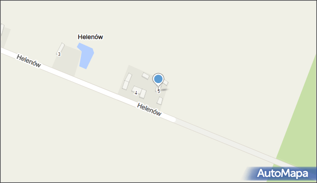 Helenów, Helenów, 5, mapa Helenów