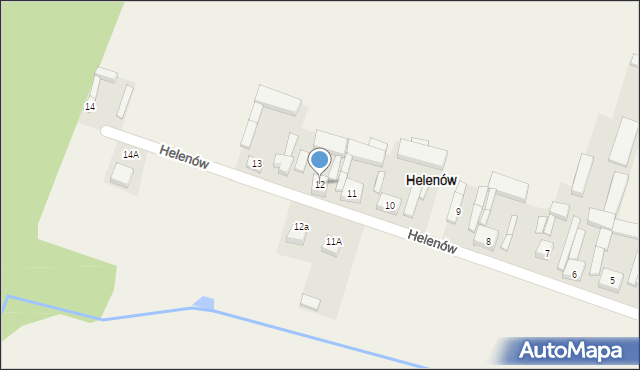 Helenów, Helenów, 12, mapa Helenów