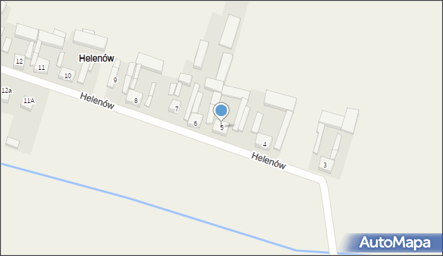 Helenów, Helenów, 5, mapa Helenów