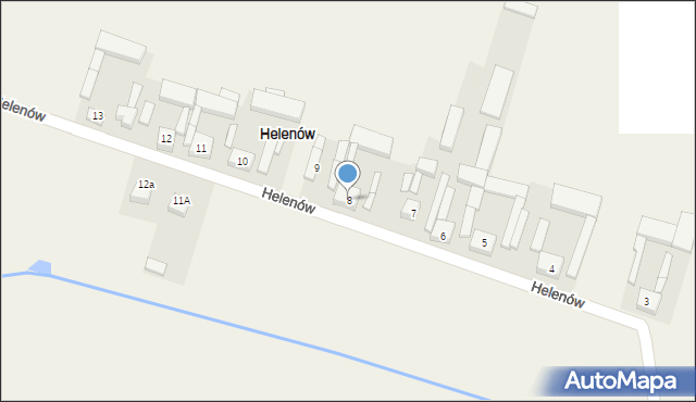 Helenów, Helenów, 8, mapa Helenów