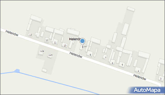 Helenów, Helenów, 9, mapa Helenów