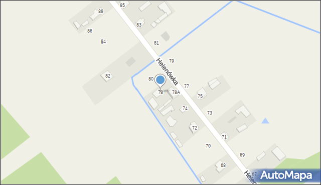 Helenówka, Helenówka, 78, mapa Helenówka