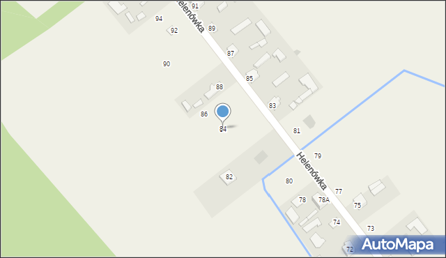 Helenówka, Helenówka, 84, mapa Helenówka