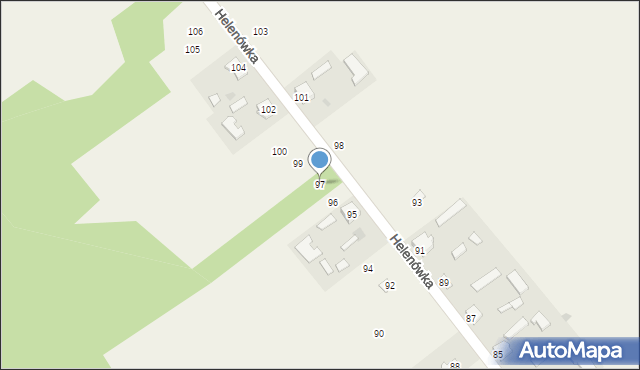 Helenówka, Helenówka, 97, mapa Helenówka