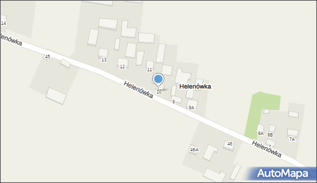 Helenówka, Helenówka, 10, mapa Helenówka