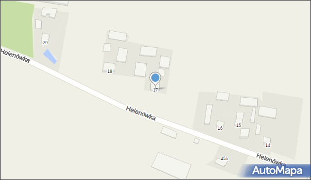 Helenówka, Helenówka, 17, mapa Helenówka