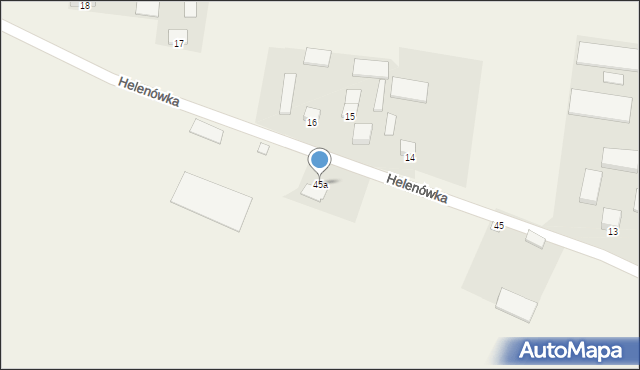 Helenówka, Helenówka, 45a, mapa Helenówka