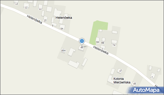 Helenówka, Helenówka, 46, mapa Helenówka