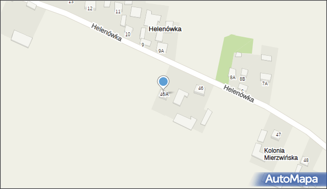 Helenówka, Helenówka, 46A, mapa Helenówka