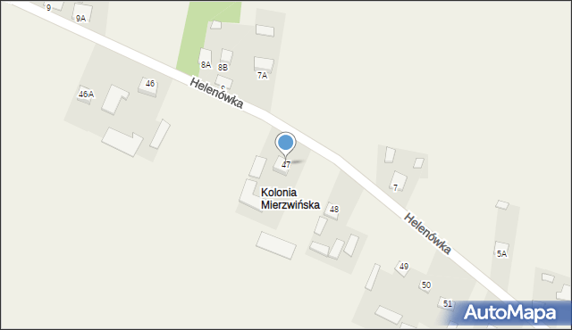 Helenówka, Helenówka, 47, mapa Helenówka