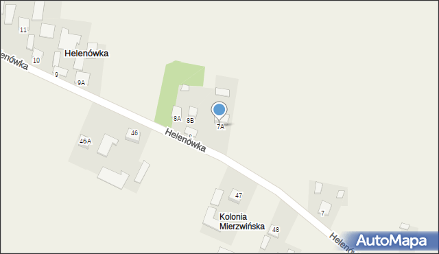 Helenówka, Helenówka, 7A, mapa Helenówka