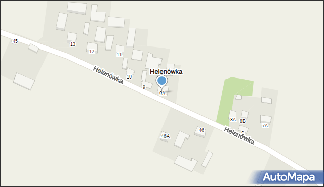 Helenówka, Helenówka, 9A, mapa Helenówka