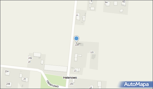 Helenowo, Helenowo, 12a, mapa Helenowo