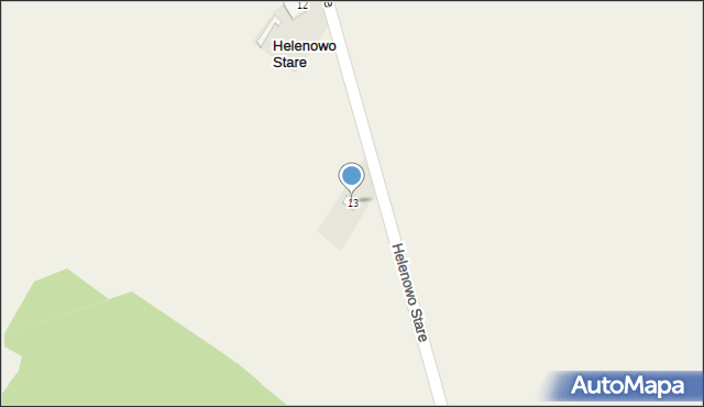 Helenowo Stare, Helenowo Stare, 14, mapa Helenowo Stare