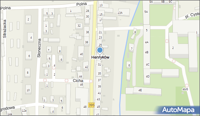 Henryków, Henryka Brodatego, 29, mapa Henryków