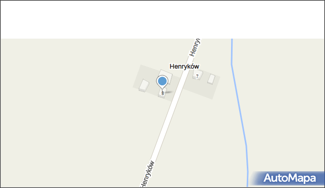 Henryków, Henryków, 8, mapa Henryków