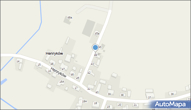 Henryków, Henryków, 44, mapa Henryków