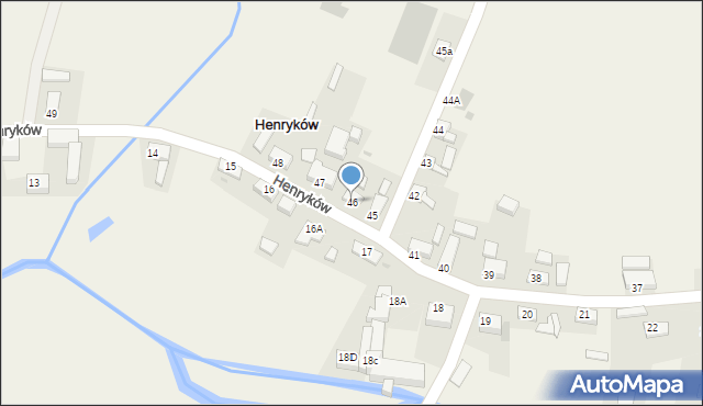 Henryków, Henryków, 46, mapa Henryków