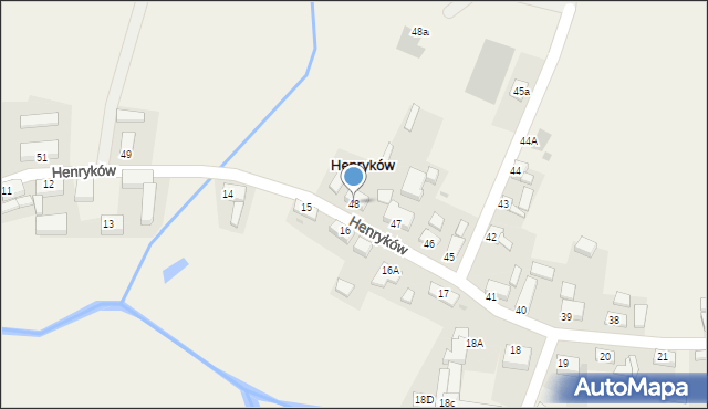 Henryków, Henryków, 48, mapa Henryków