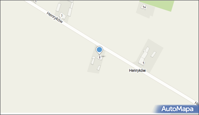 Henryków, Henryków, 4, mapa Henryków