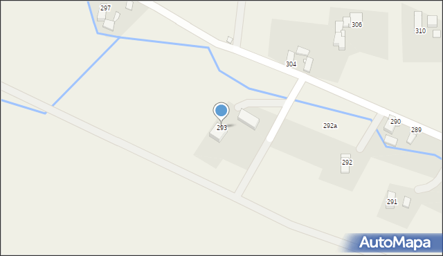 Henryków Lubański, Henryków Lubański, 293, mapa Henryków Lubański