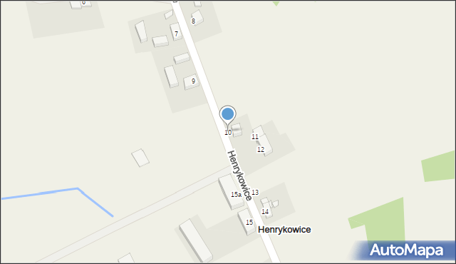 Henrykowice, Henrykowice, 10, mapa Henrykowice
