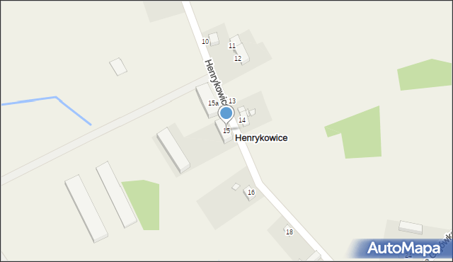 Henrykowice, Henrykowice, 15, mapa Henrykowice