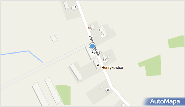 Henrykowice, Henrykowice, 15a, mapa Henrykowice