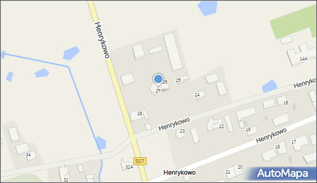 Henrykowo, Henrykowo, 27, mapa Henrykowo