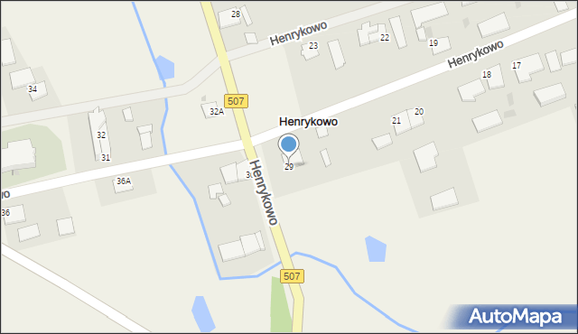 Henrykowo, Henrykowo, 29, mapa Henrykowo